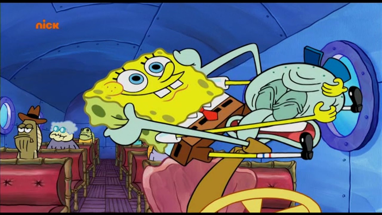 Detail Spongebob Squid On A Bus Nomer 3