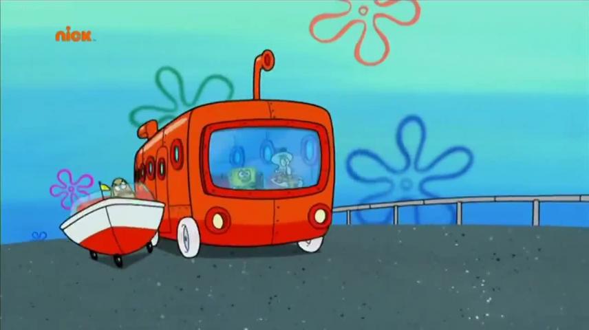 Detail Spongebob Squid On A Bus Nomer 23