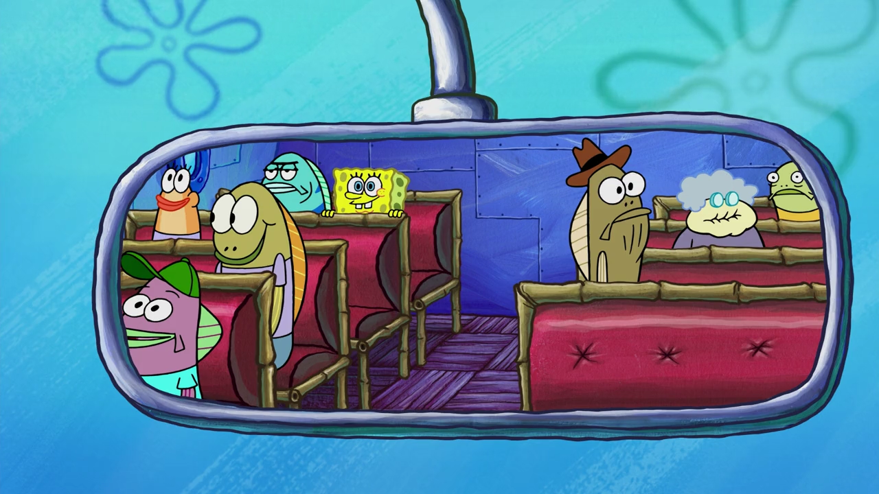 Detail Spongebob Squid On A Bus Nomer 37