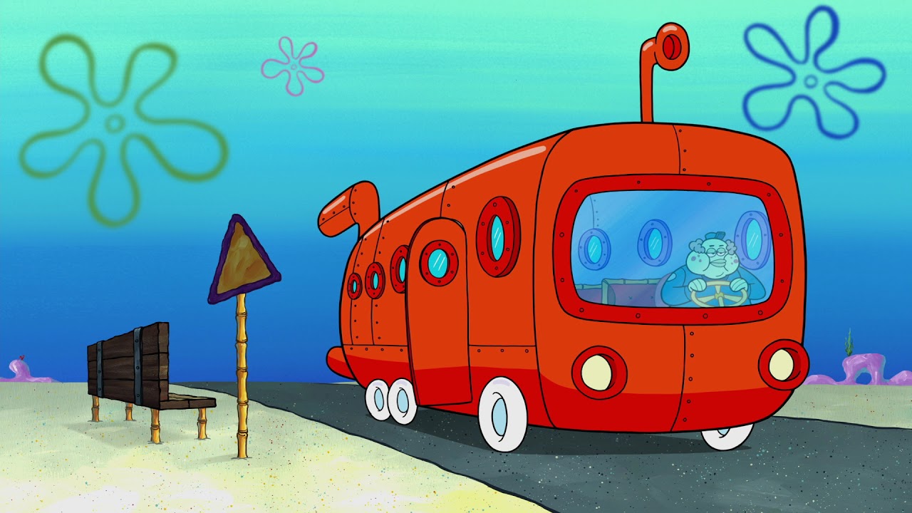 Detail Spongebob Squid On A Bus Nomer 7