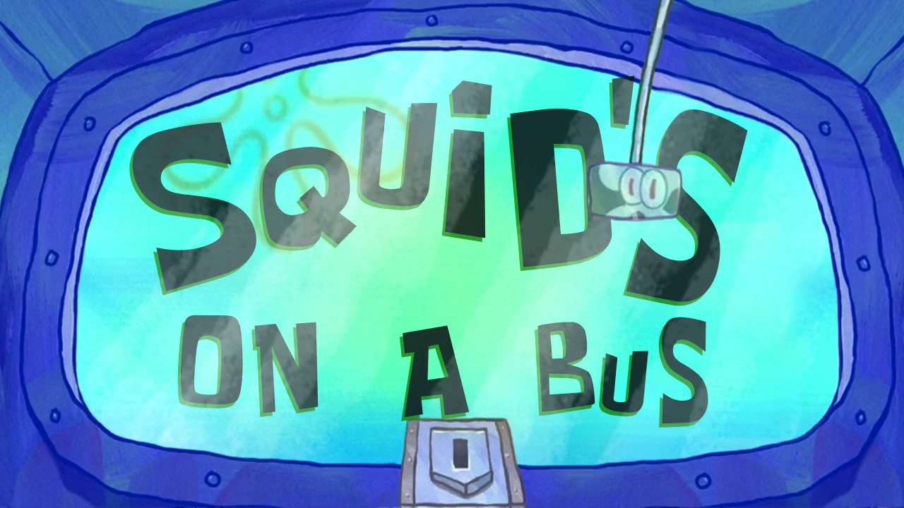 Detail Spongebob Squid On A Bus Nomer 9