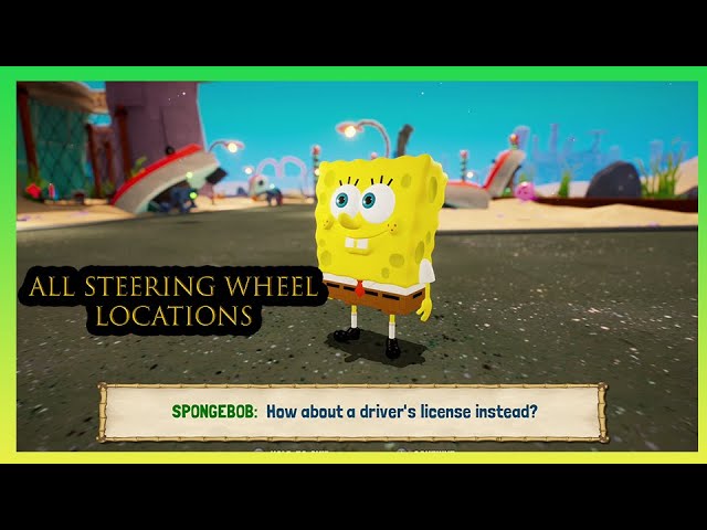 Detail Spongebob Steering Wheel Cover Nomer 10