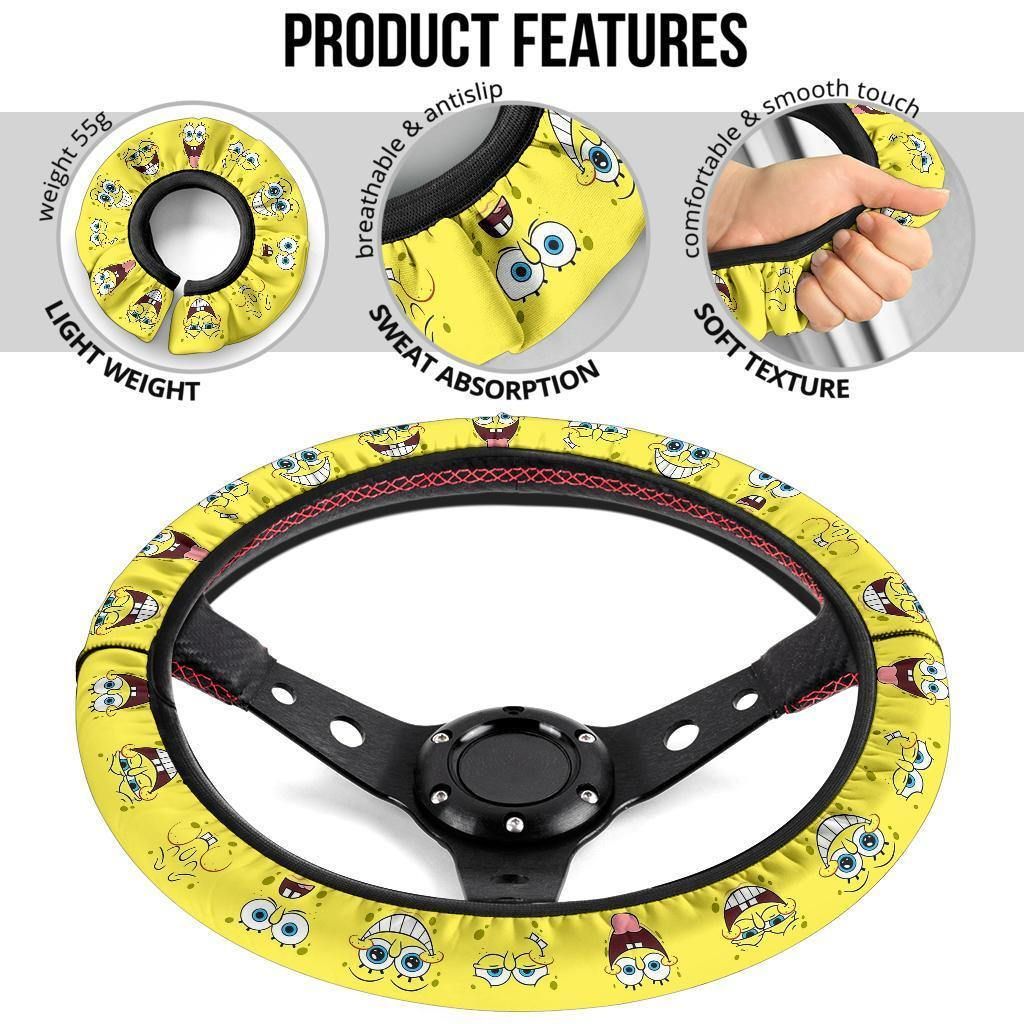 Detail Spongebob Steering Wheel Cover Nomer 5