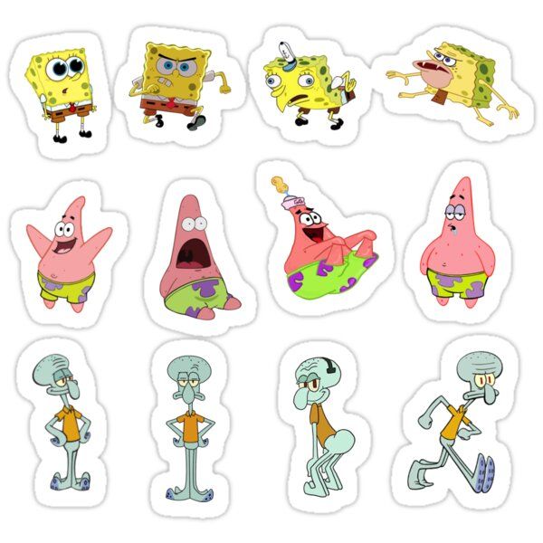 Detail Spongebob Stiker Nomer 17