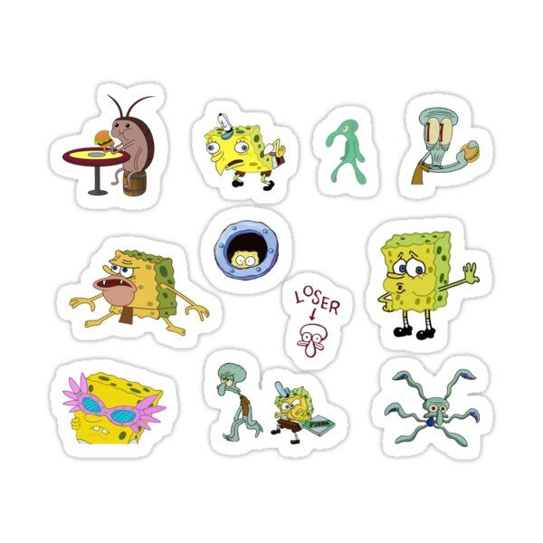 Detail Spongebob Stiker Nomer 20