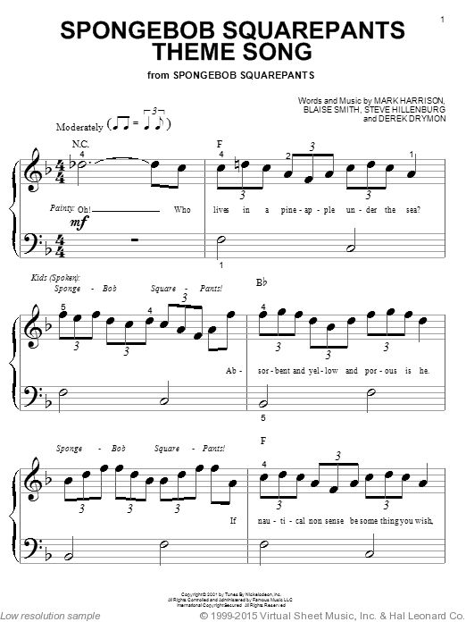 Detail Spongebob Trumpet Sheet Music Nomer 16