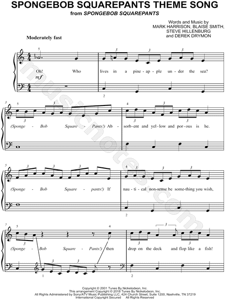 Detail Spongebob Trumpet Sheet Music Nomer 32