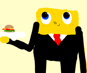Detail Spongebob Waiter Nomer 49