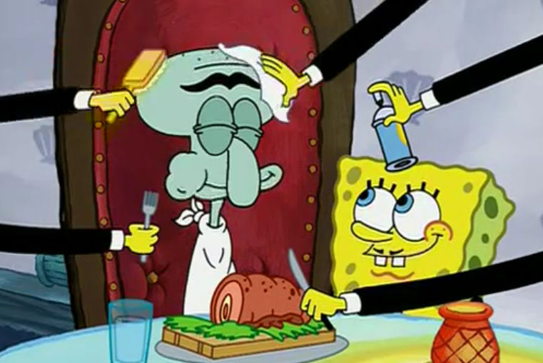 Detail Spongebob Waiter Nomer 52