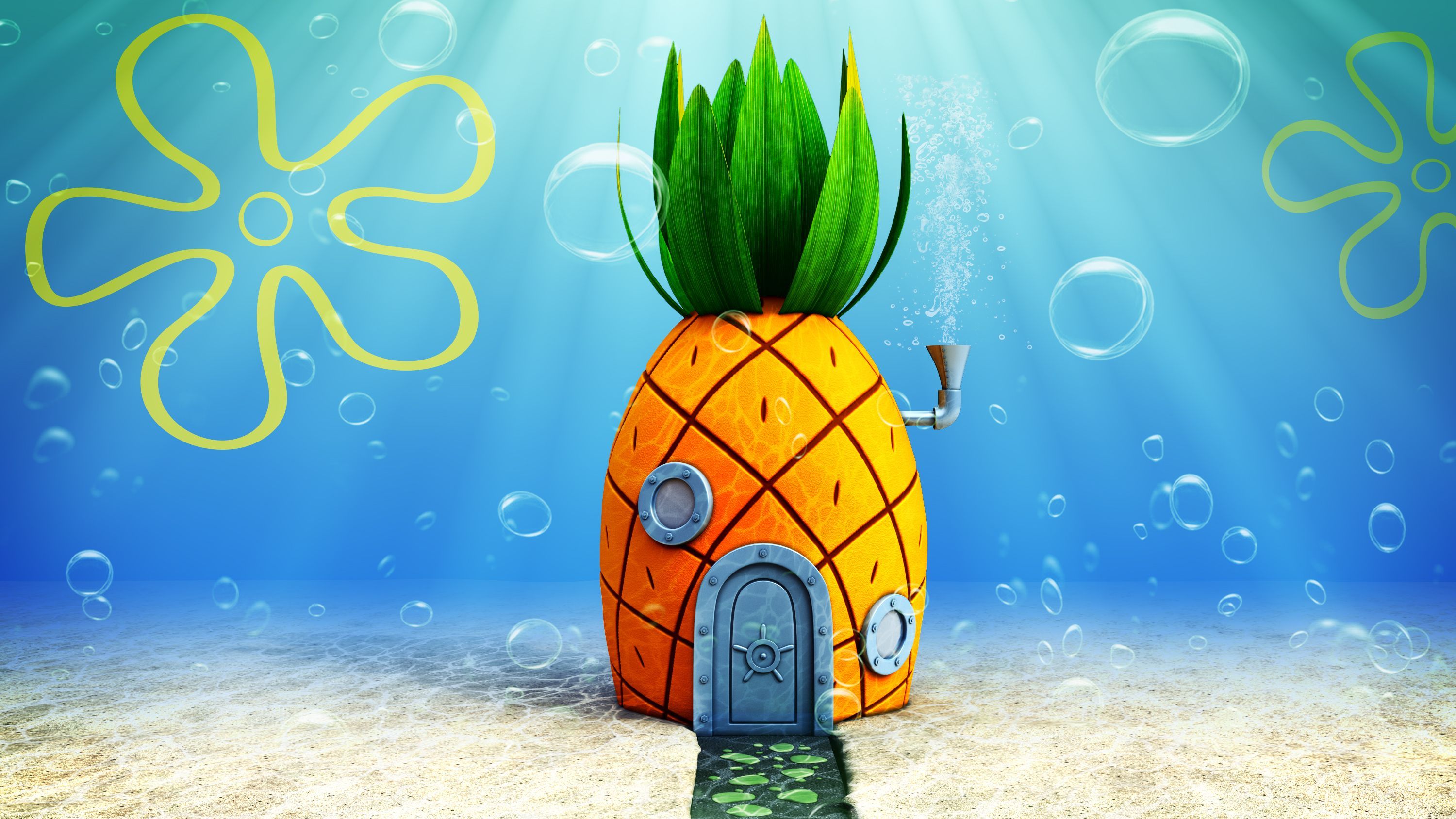 Detail Spongebob Wallpaper 3d Nomer 36