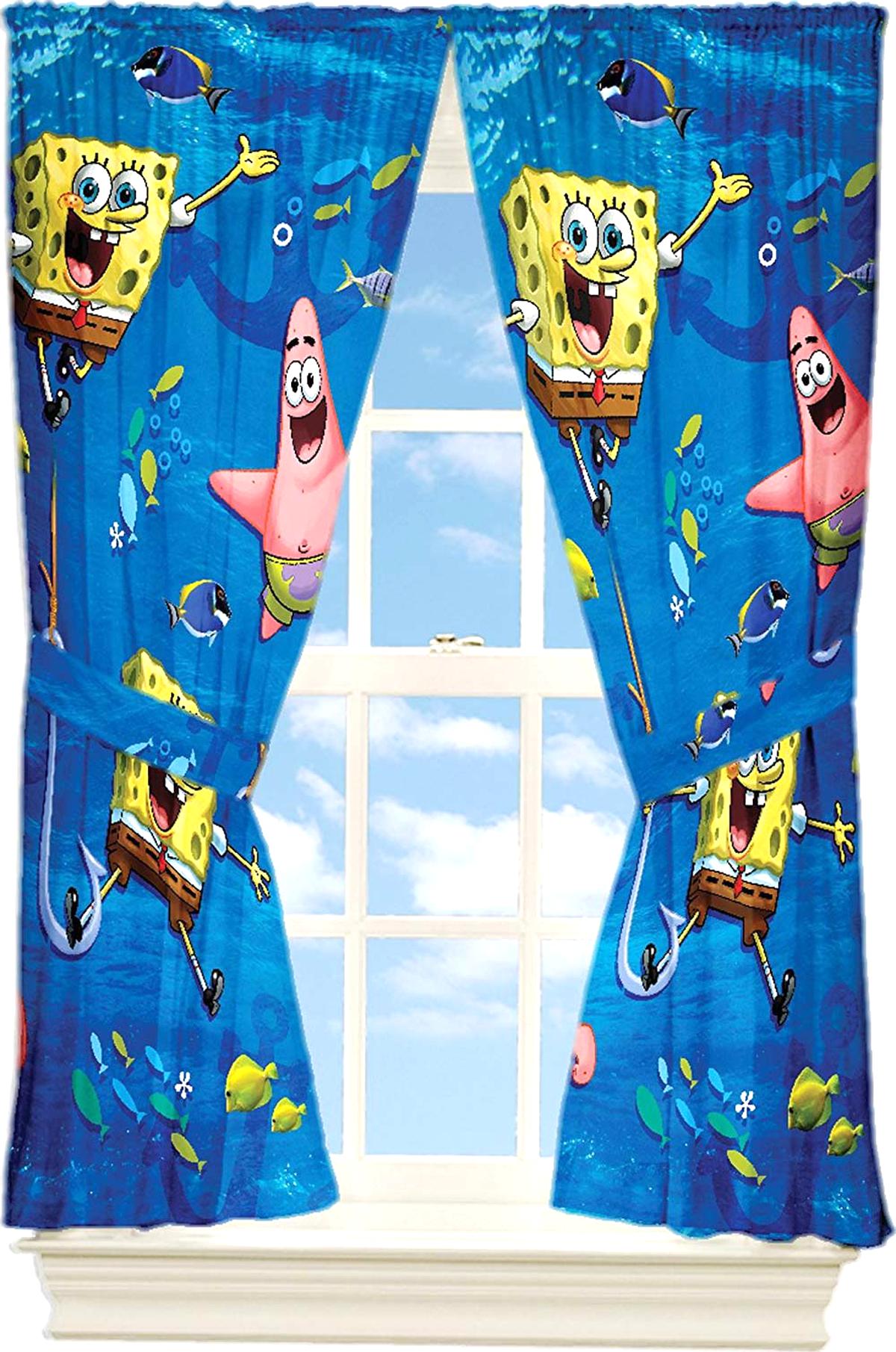 Spongebob Window Curtains - KibrisPDR
