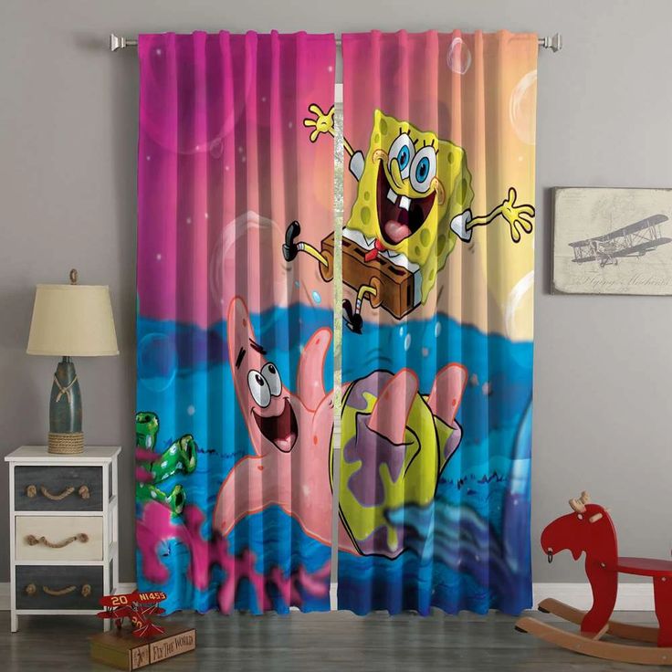 Detail Spongebob Window Curtains Nomer 3