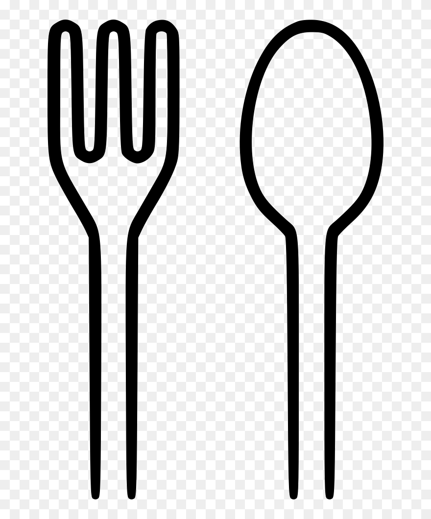 Detail Spoon And Fork Clipart Nomer 11