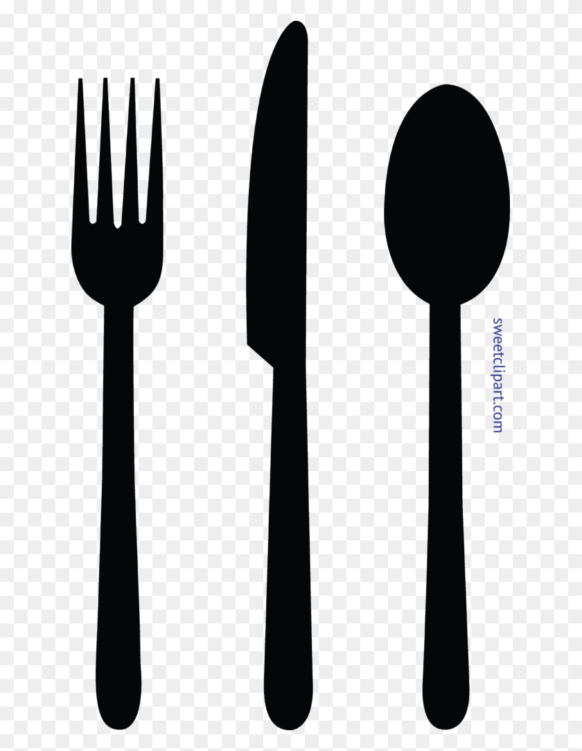 Detail Spoon And Fork Clipart Nomer 3