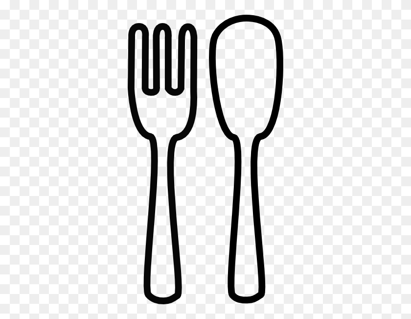 Detail Spoon And Fork Clipart Nomer 9