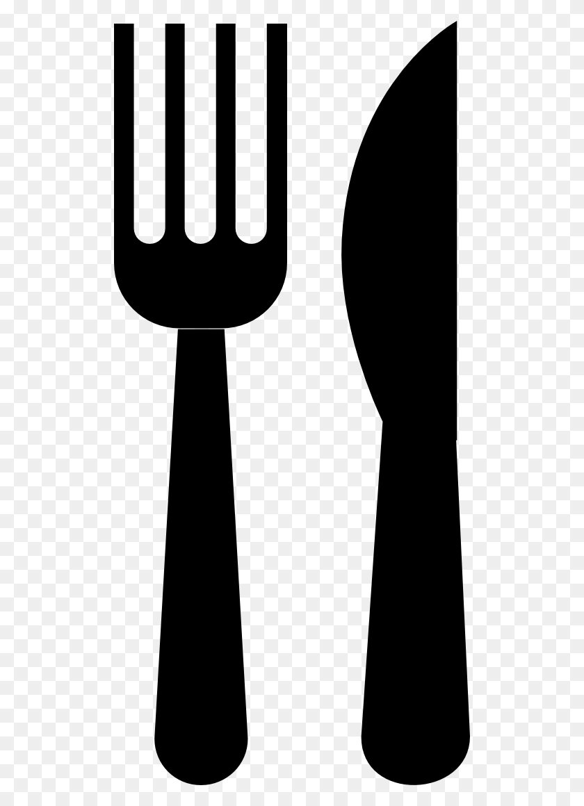 Detail Spoon And Fork Clipart Black And White Nomer 13