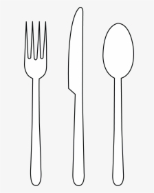 Detail Spoon And Fork Clipart Black And White Nomer 37