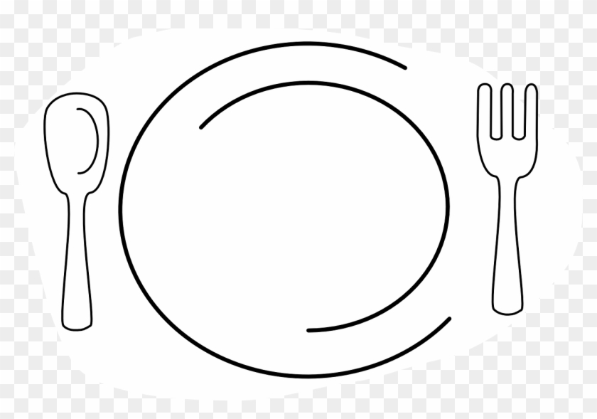 Detail Spoon And Fork Clipart Black And White Nomer 41