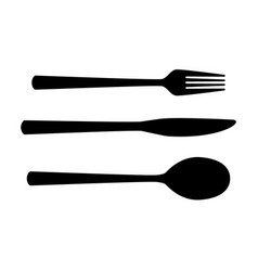 Detail Spoon And Fork Silhouette Nomer 14