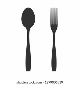 Detail Spoon And Fork Silhouette Nomer 21