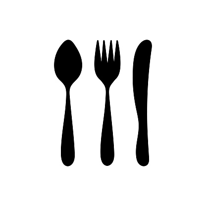 Detail Spoon And Fork Silhouette Nomer 22