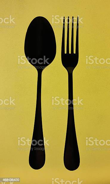 Detail Spoon And Fork Silhouette Nomer 48