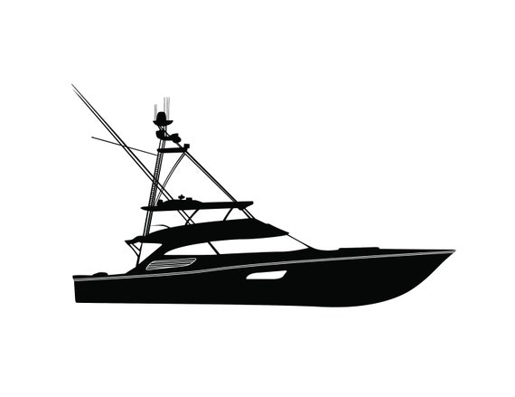 Detail Sport Fishing Boat Clipart Nomer 18