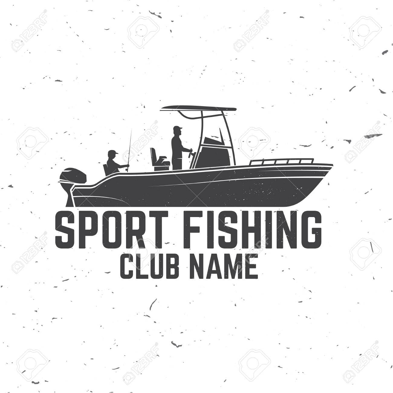 Detail Sport Fishing Boat Clipart Nomer 19