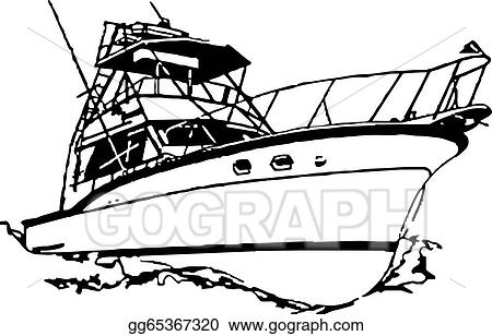 Detail Sport Fishing Boat Clipart Nomer 7