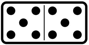 Detail Spot On Domino Or Playing Card Nomer 20