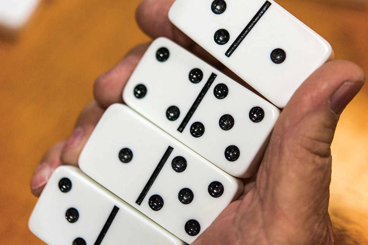 Detail Spot On Domino Or Playing Card Nomer 26
