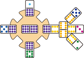 Detail Spot On Domino Or Playing Card Nomer 38