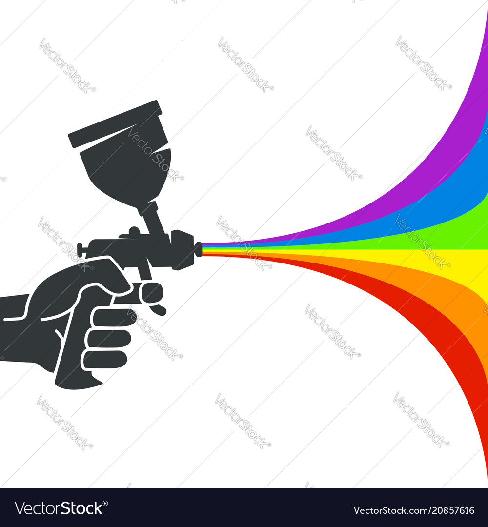 Detail Spray Gun Vector Png Nomer 43