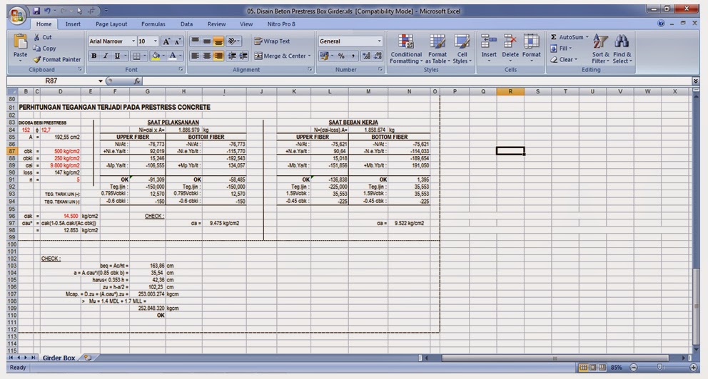 Detail Spreadsheet Excel Teknik Sipil Nomer 6