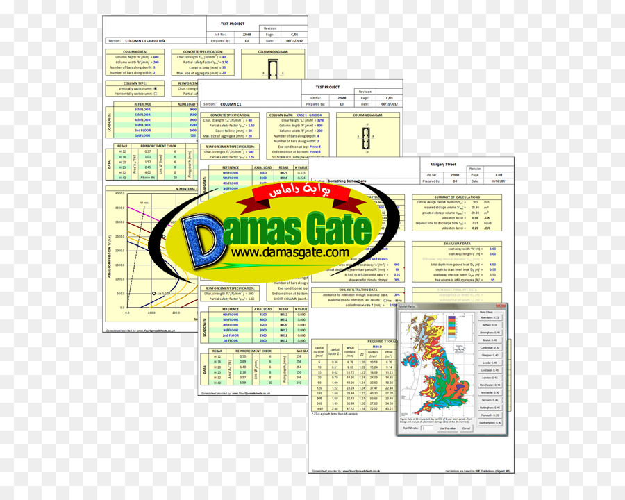 Detail Spreadsheet Excel Teknik Sipil Nomer 4