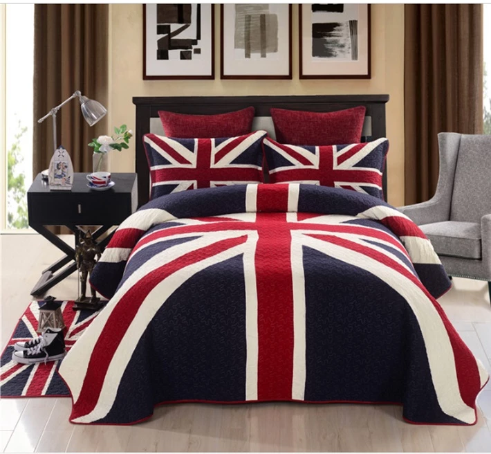 Detail Sprei Bendera Inggris Nomer 17