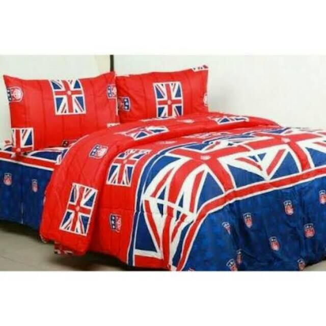 Detail Sprei Bendera Inggris Nomer 6