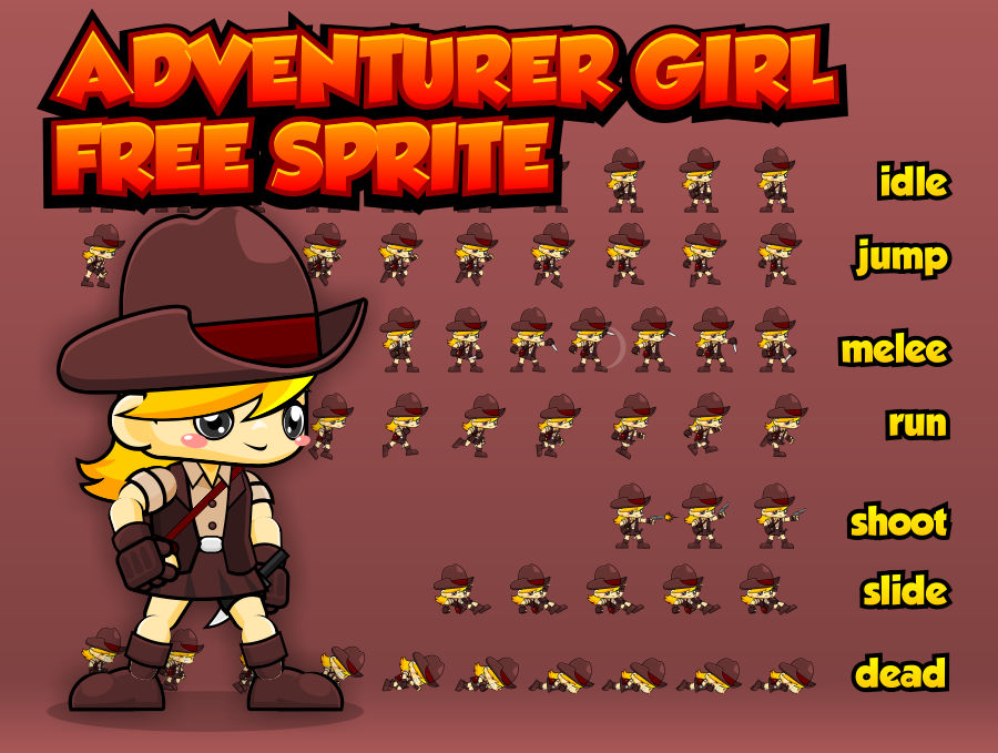 Detail Sprite Karakter Game Nomer 34