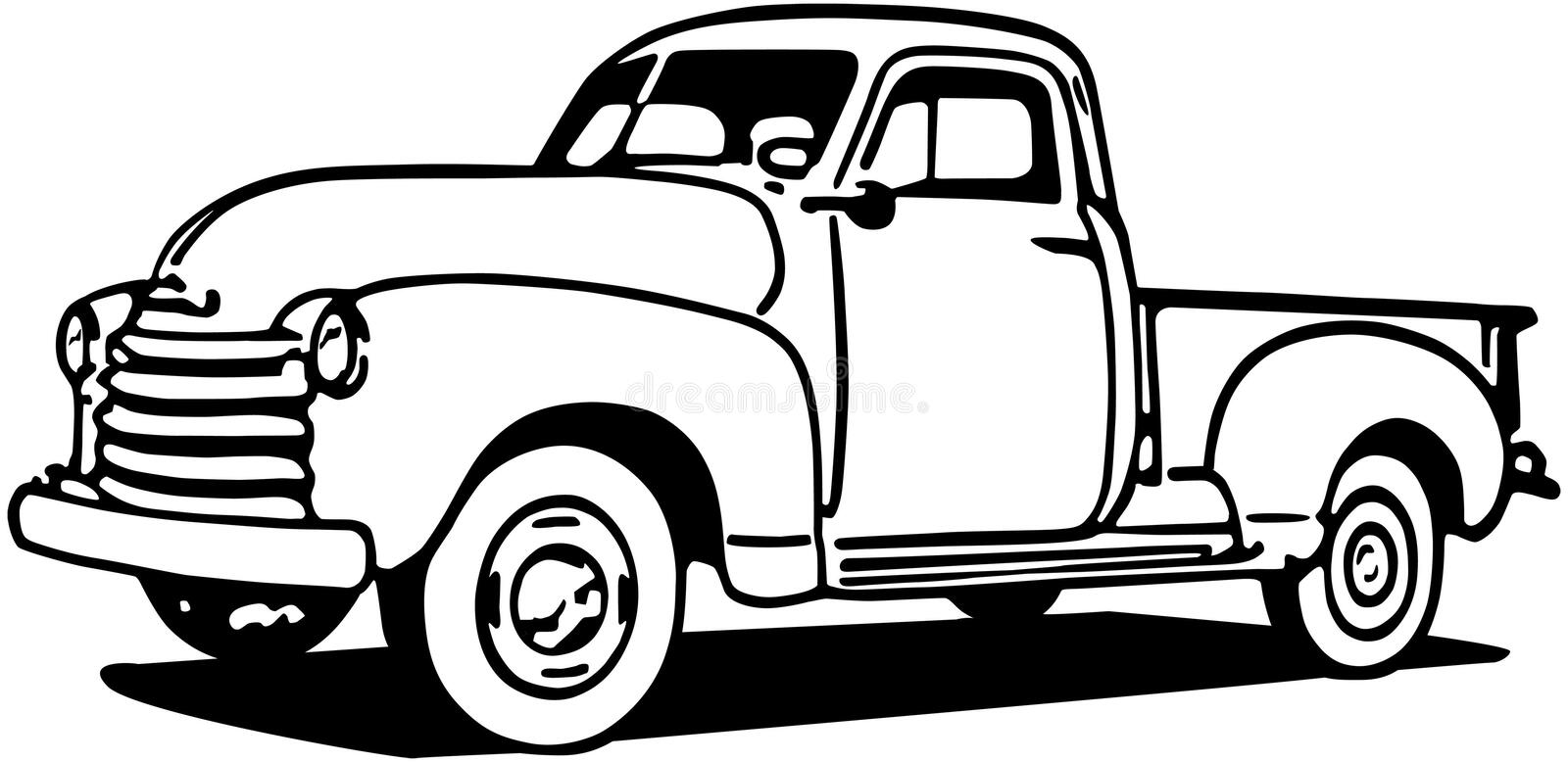 Detail Square Body Chevy Truck Clipart Nomer 25