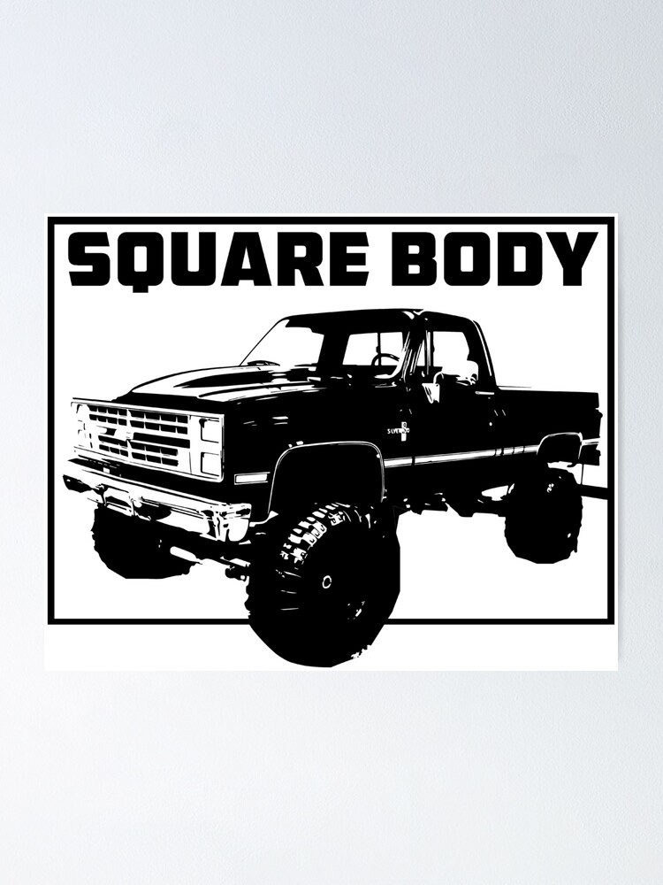 Detail Square Body Chevy Truck Clipart Nomer 34