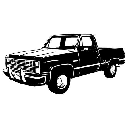 Detail Square Body Chevy Truck Clipart Nomer 35