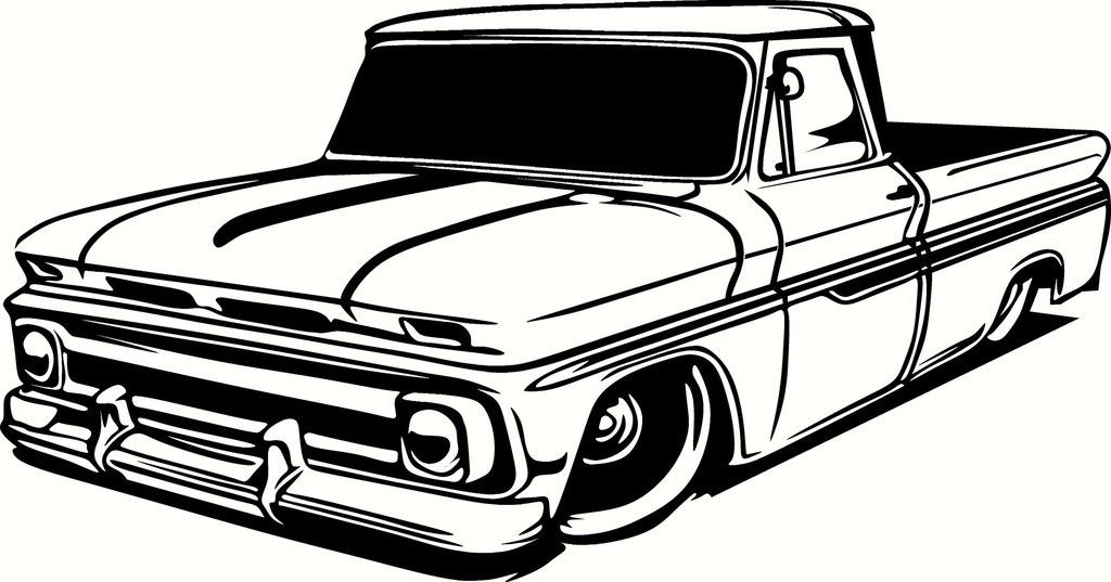 Detail Square Body Chevy Truck Clipart Nomer 36