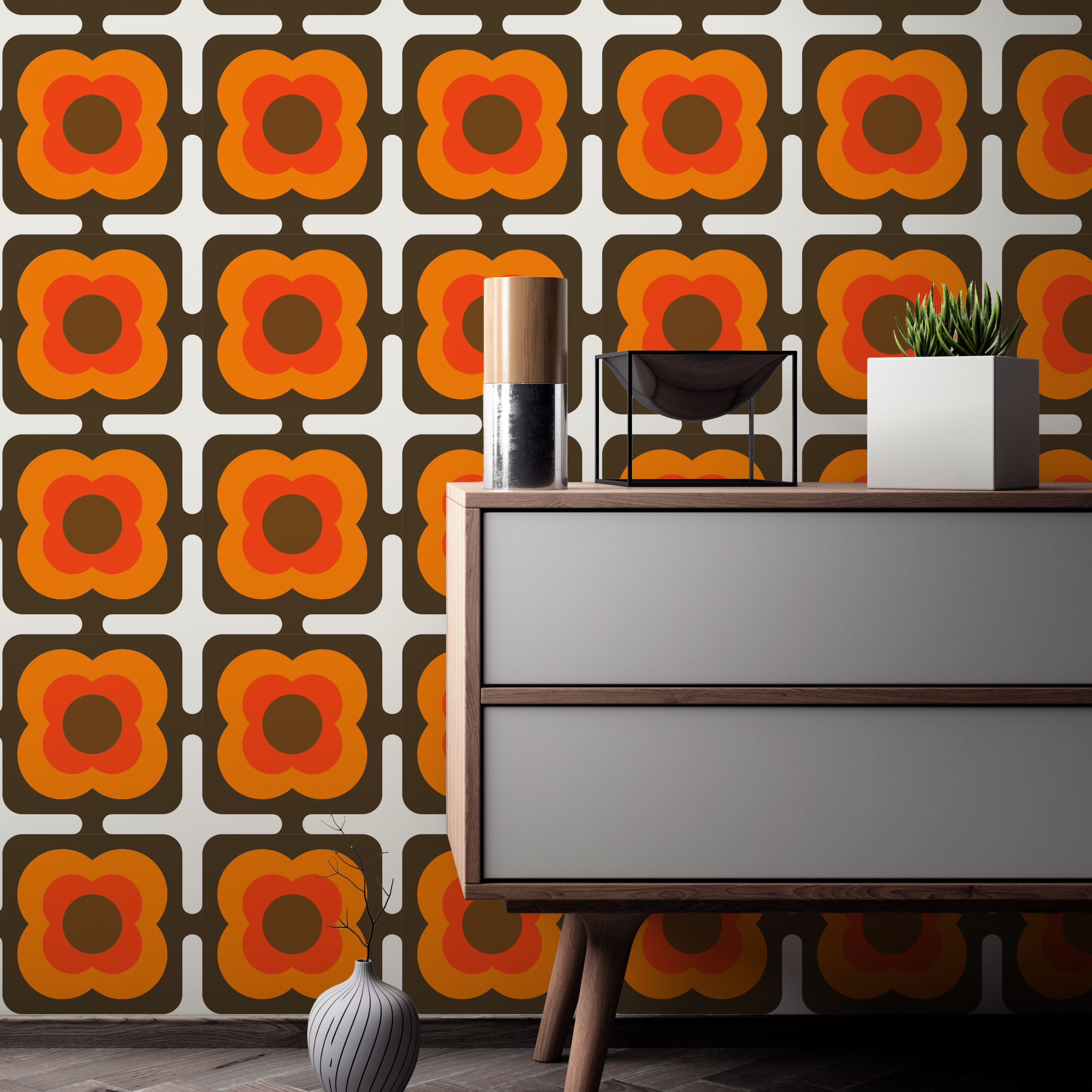 Detail Square Pattern Wallpaper Nomer 38