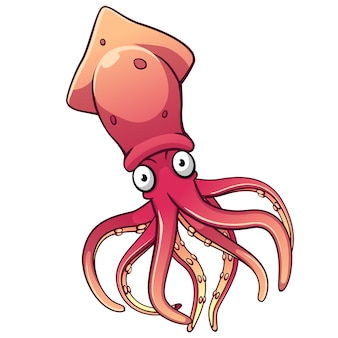 Squid Vector Png - KibrisPDR