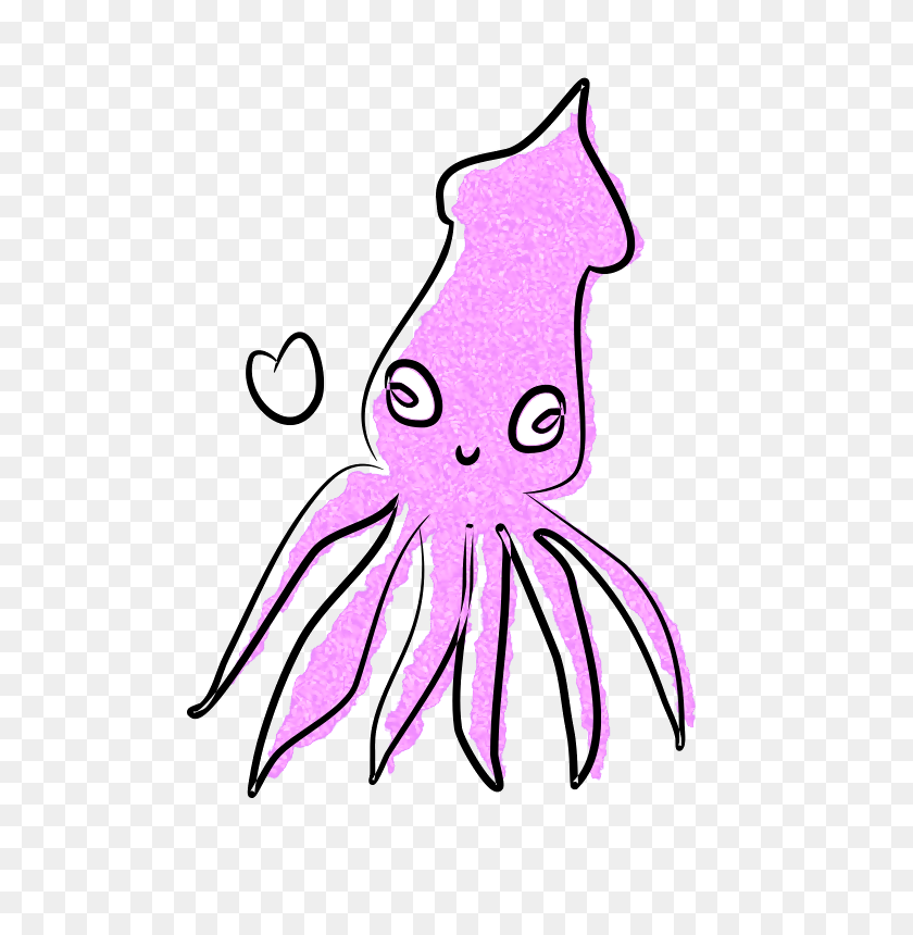 Detail Squid Vector Png Nomer 13