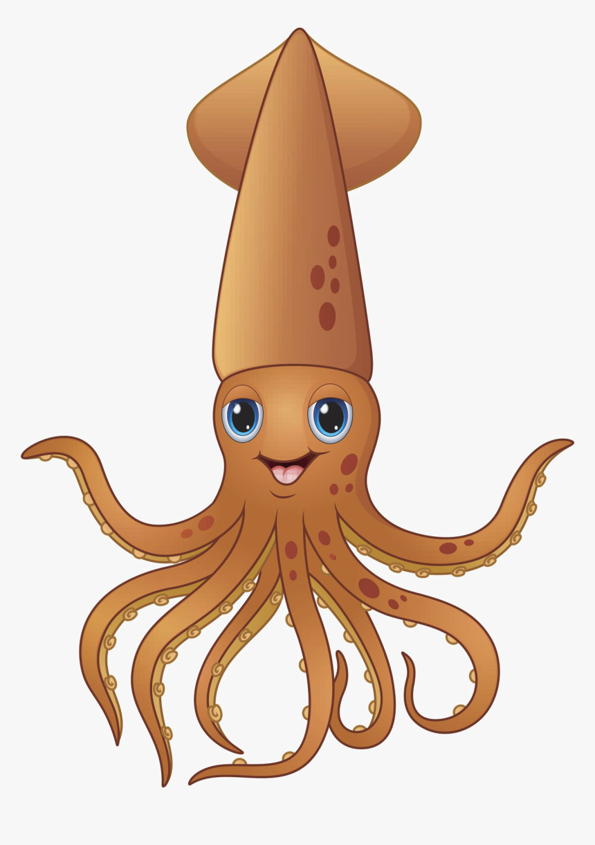 Detail Squid Vector Png Nomer 3
