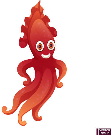 Detail Squid Vector Png Nomer 36