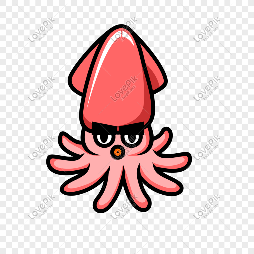 Detail Squid Vector Png Nomer 44