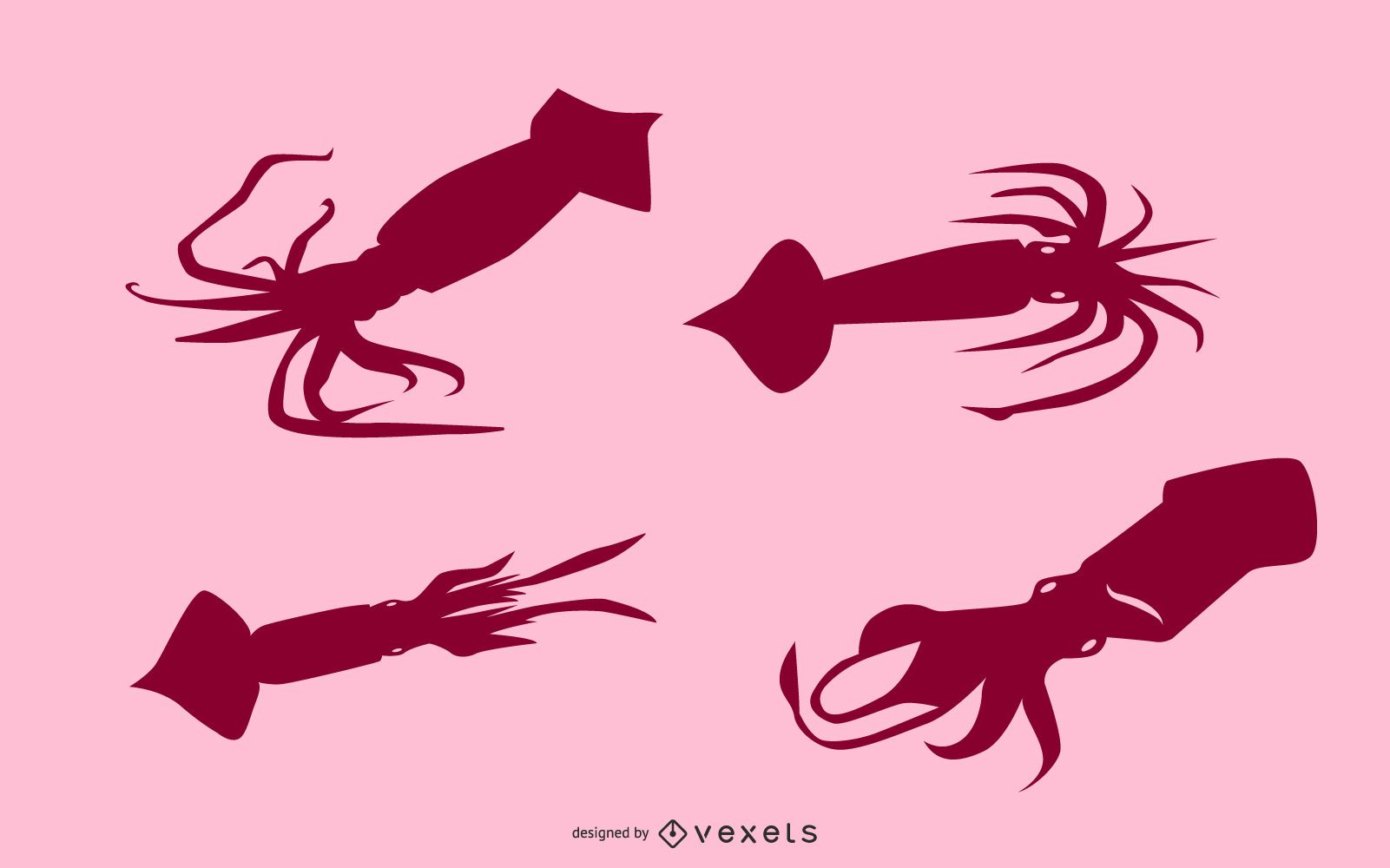 Detail Squid Vector Png Nomer 48