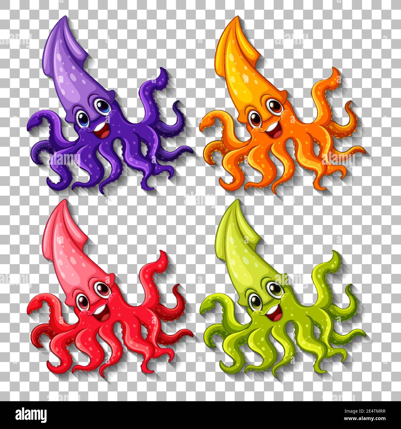 Detail Squid Vector Png Nomer 52